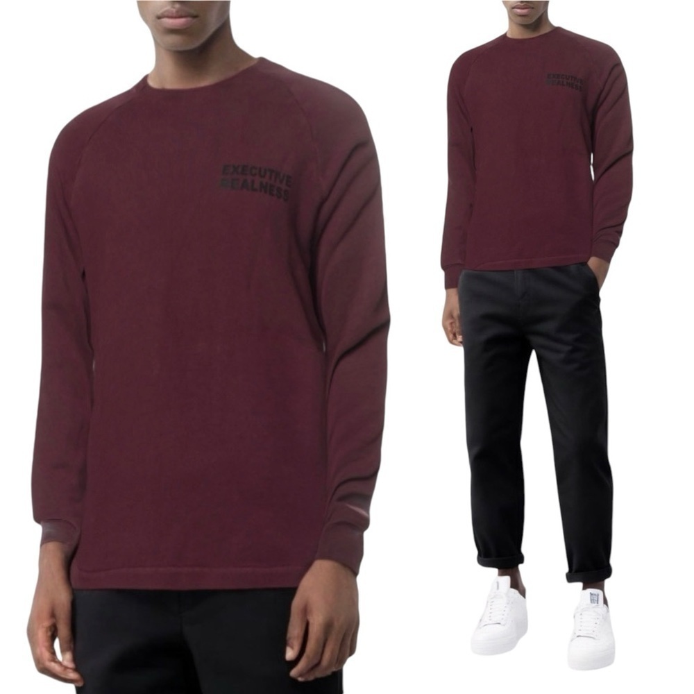BAJA EAST Executive Realness Crewneck Pullover Sweatshirt
